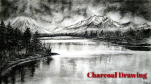 But be careful, charcoal is pretty hard to erase. Fancy S Art Landscape Painting