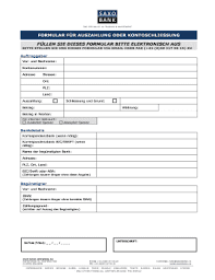 Get verified emails for saxo bank employees saxo bank's email format Fillable Online Formular F R Auszahlung Oder Kontoschliessung F Llen Saxo Bank Fax Email Print Pdffiller