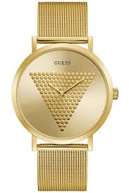 Ρολόι Guess Με Χρυσό Μπρασελέ Και Καντράν GW0049G1 - XrisiGonia