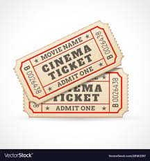 Cinema Tickets Royalty Free Vector Image Vectorstock Ad Royalty Tickets Cinema Free Ad Cinema Ticket Cinema Movie Tickets