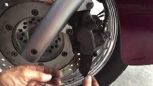 Honda Shadow Front Brake Pad Install Youtube