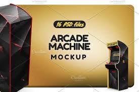 Arcade Machine Mockup Mockup Personal Presentation Arcade Machine