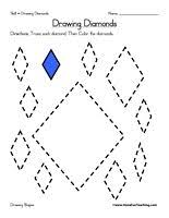 Drawing Diamonds Worksheet Have Fun Teaching Shapes Worksheets Shapes Preschool Teaching Shapes