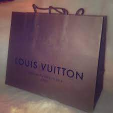 Louis Vuitton Signature Brown Shopping Bag Louis Vuitton Louis Bags
