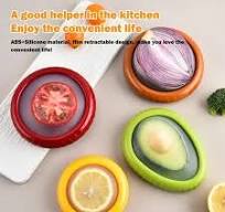4Pcs/set Silicone Fruit Storage Box Refrigerator Mini Avocado Onion Sealed  Film Food Storage Box For Keep Fresh Vegetable Fruit - AliExpress 15