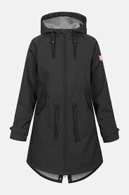 Linea primero softshelljacke 149,99 € 59,99 € sie sparen 60% farbe. Island Friese Damen Softshell Mantel Black Grey Schwarz Grau