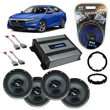 Compatible With Honda Accord 2018 2019 Premium Speaker Upgrade Package Harmony Bundle C65 Cxa360 4 Walmart Com