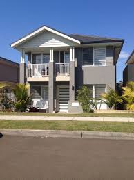 Grey White Facade Facade House House Exterior Colors