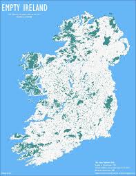 Ireland S Low Population Density Ireland Map British Isles Map Map