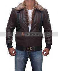 Spiderman Homecoming The Vulture Fur Collar Jacket For Halloween2017 Leather Jacket Men Jackets Spiderman Shirt