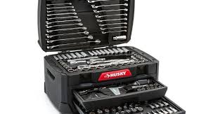 Husky Mechanics Tool Set 268 Piece H268mts The Home Depot Mechanic Tools Mechanics Tool Set Socket Wrenches