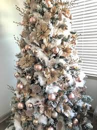 Rose Gold Blush Christmas Tree Holiday Christmas Tree Rose Gold Christmas Tree Gold Christmas Decorations