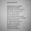 .dostuna güveniyorsan i̇yi günler bekliyorsan hele i̇yi günlere inanıyorsan üstelik hava da güzelse yaşamak güzel şey çok güzel şey doğrusu. 1