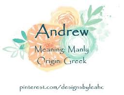 Baby Boy Name Andrew Meaning Manly Origin Greek Babyname Babynames Babyboynames Babyboyname Biblicalbabynames And Baby Boy Names Boy Names Baby Boy