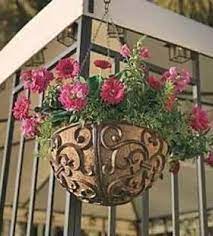 outdoor wall plant hangers hanging flower basket pot holder hanger baskets metal fake plants for shelf