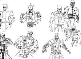 Free coloring pages results for mortal+kombat. Mortal Kombat Coloring Pages 110 Printable Coloring Pages