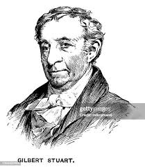 Portrait Of Gilbert Charles Stuart American Painter From Rhode Island  Colony High-Res Stock Photo