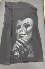 OG Abel Shirt Adult 2XL Black Gray Mask Masked Grunge Y2K Skater Men