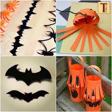 Decora Tu Casa Para La Fiesta De Halloween Con Estas Sencillas Manualidades De Papel Les Encantara Feliz Lunes T Fiesta De Halloween Manualidades Halloween