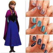Disney S Ana Inspired Color Street Nails Color Street Nails Color Street Disney Inspired Nails