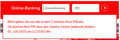 Zusammen mit den sonderzeichen lässt sich ihr anmeldename beliebig variieren. Online Banking Hilfe