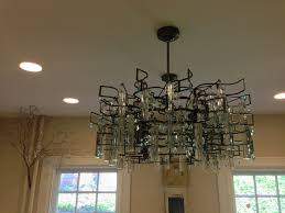 Crystalline Stream By Lucy Slivinski Salvaged Metal Objects And Vintage Crystals Lighting Collections Ceiling Lights Vintage Crystal