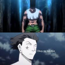 Hxh Lmao Too Ripe Hisoka Gon Hunter Anime Funny Hunter Hunter X Hunter