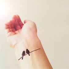 Bird On A Wire Meaning Birds On Wire Simple Tattoo Inknart Temporary Tattoo Pack Collection Quote Anchor Bird Love Body S Simple Bird Tattoo Small Bird Tattoos Bird Tattoo Wrist