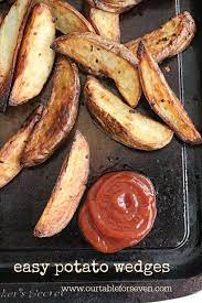 Easy Potato Wedges Two Ways Table For Seven Food For You The Family Recipe In 2021 Food Potato Wedges Recipes