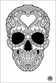 Printable skulls coloring pages for kids skull coloring pages halloween coloring … Sugar Skulls Color Pages