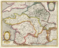 Magnets le gaulois ( la france complete ) corse. 1657 Jansson Map Of France Or Gaul France Map Cartography Map Map