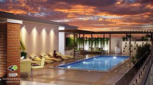 Whether you want inspiration for planning a rooftop pool renovation or are building a designer pool from scratch. Hotel Rooftop Pools Design Considerations Base4 Rooftop Design Pool House Designs Rooftop Pool