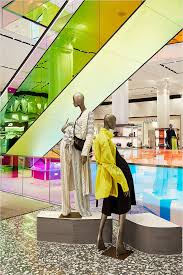 New York Saks Fifth Avenue Store Renewal Superfuture Escalator Shopping Mall Interior Saks