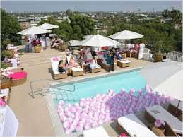 Love The Beach Balls In The Pool Baby Shower Pictures Luxury Baby Shower Celebrity Baby Showers