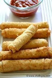 Paneer Cigar Rolls Recipe Easy Indian Cheese Snacks Indian Food Recipes Indian Snack Recipes Indian Cheese