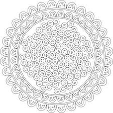 For centuries, in many cultures (eg tibet), the mandala is used as a tool to facilitate meditation. Cookie Swirl C Color Pages Shefalitayal