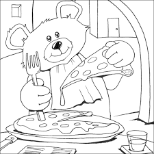 Each printable highlights a word that starts. 40 Awesome Pizza Coloring Pages Print Images Pizza Coloring Page Bear Coloring Pages Teddy Bear Coloring Pages