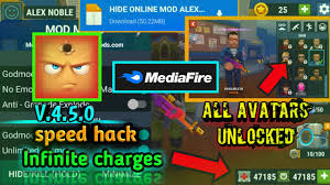 Mod menu / from axey / god mode / unlock all skin / anti . Hide Online Mod Menu 4 5 0 Unilimited Respawn Ability Unlocked All Avatars Rapidfire Alex Noble Nghenhachay Net
