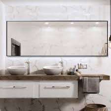 Check out our gorgeous selection of sleek mirrors in a ralbay modern black bathroom vanity light 32.6inch vanity light for bathroom 30w up and down indoor wall lighting fixtures natural white. Oversized 60 In Wall Mirrors Mirrors The Home Depot