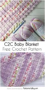 Arm knitting is so fast that you can create a blanket in about an hour. C2c Crochet Baby Blanket Pattern