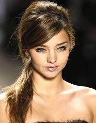 Best Round Face Bangs Haircuts For 2018 Ponytail Hairstyles Side Swept Hairstyles Retro Ponytail