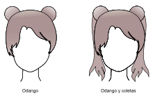 A bun is a type of hairstyle in which the hair is pulled back from the face, twisted or plaited, and wrapped in a circular coil around itself, typically on top or back of the head or just above the neck.a bun can be secured with a hair tie, barrette, bobby pins, one or more hair sticks, a hairnet, or a pen or pencil.hair may also be wrapped around a piece called a rat. Bun Hairstyle Wikipedia