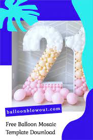 Free Balloon Mosaic Template Download In 2021 Balloon Mosaic Balloon Mosaic Template Mosaic Templates
