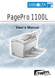 Be attentive to download software for your operating. Minolta Qms Pagepro 1100l User S Manual Manualzz