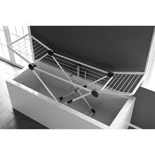 Der problemlöser für die wäsche zwischendurch. Juwel Waschestander Cool 120 Lange Wascheleine 12 M Weiss Mint Bauhaus