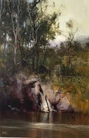 Pin By Vania Salles On Art Landscape Paintings Landscape Artwork Australian Painting
