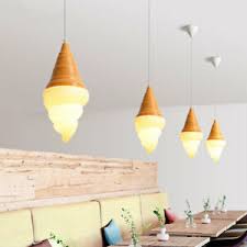 Yerliker 5 pieces let's eat sign, wooden fork spoon knife sign wall decor, rustic cutout eat kitchen decor for home dining living room bar cafe restaurant (black) 3.7 out of 5 stars 175. Ice Cream Pendant Light Modern Kitchen Led Hanging Lamp Bedroom Cafe Home Decor Ebay