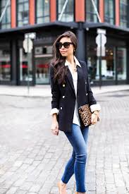 Black Blazer With Gold Buttons With Love From Kat Outfits Archives Page 4 Of 98 Trendy Fall Outfits Black Blazer With Jeans Blazer Outfits