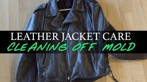 Leather Jacket Care Cleaning Off Mold In 2020 Leather Jacket Diy Jacket Leather