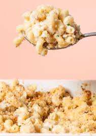 Three Cheese Mac And Cheese With Panko Bread Crumb Topping Recipe Tldmat Baked Mac And Cheese Recipe Bread Crumbs Recipe Crumb Topping Recipe